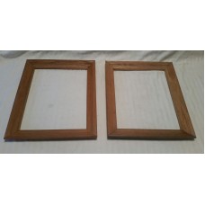 Solid Wood Picture Frames Lot 2 Natural Finish 11" x 14"   263879386298